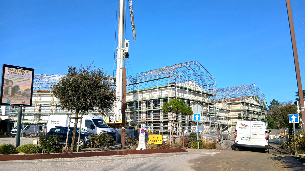 Début des travaux du Relais à ST GEORGES DE DIDONNE