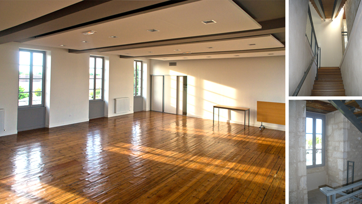 Iléana POPEA / Réhabilitation du château de Saujon en centre culturel