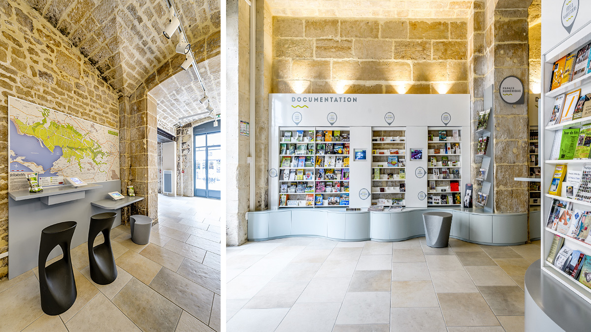 Iléana POPEA / Réhabilitation d'un office du tourisme sous les halles de Niort