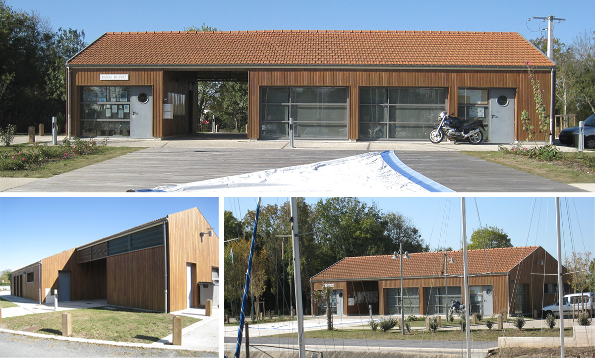 Iléana POPEA / Construction de la capitainerie de Marennes