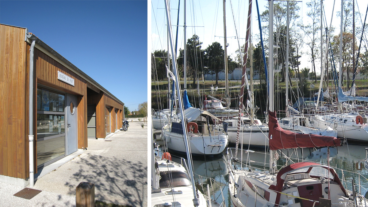Iléana POPEA / Construction de la capitainerie de Marennes