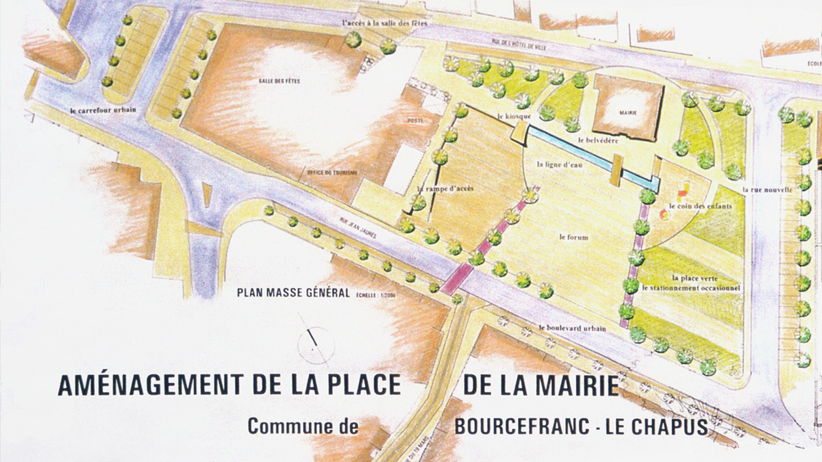 Iléana POPEA / Aménagement de la place de la mairie à Bourcefranc