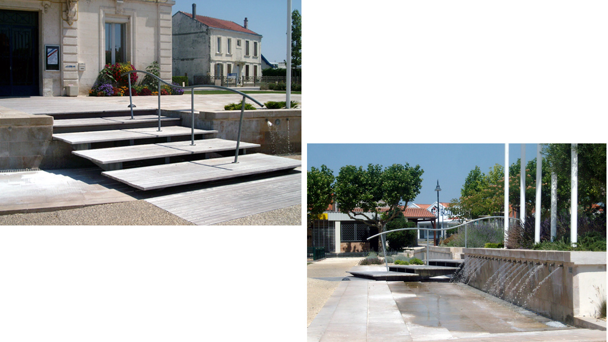 Iléana POPEA / Aménagement de la place de la mairie à Bourcefranc