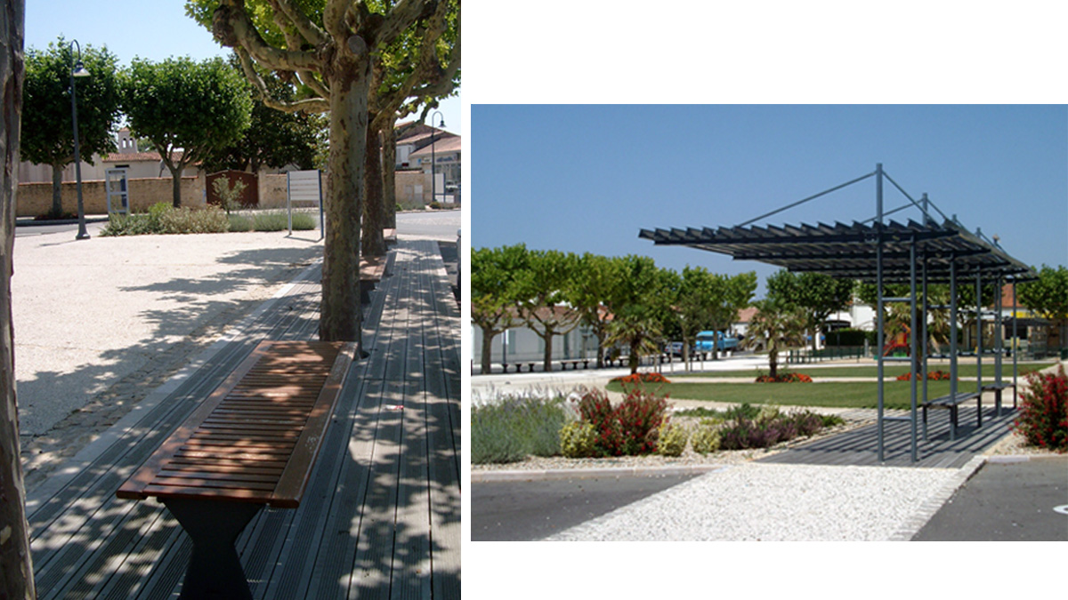 Iléana POPEA / Aménagement de la place de la mairie à Bourcefranc